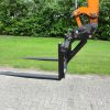 Palletvorken CW 05 voor mini-midikraan 1.5-3.5 ton met dubbele oren - Afbeelding 2